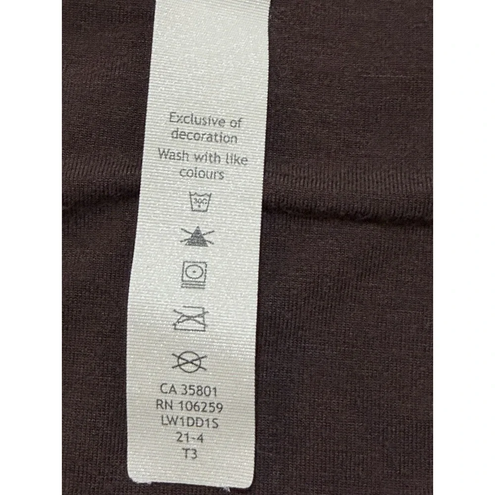 Lululemon Modal Pleated Shoulder Tank Top Women's Size 4 Brown Oversized